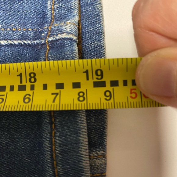 J. Crew Stretch Cotton Blend Denim Blue Jean Mini Skirt Size 4 EUC - Picture 7 of 7